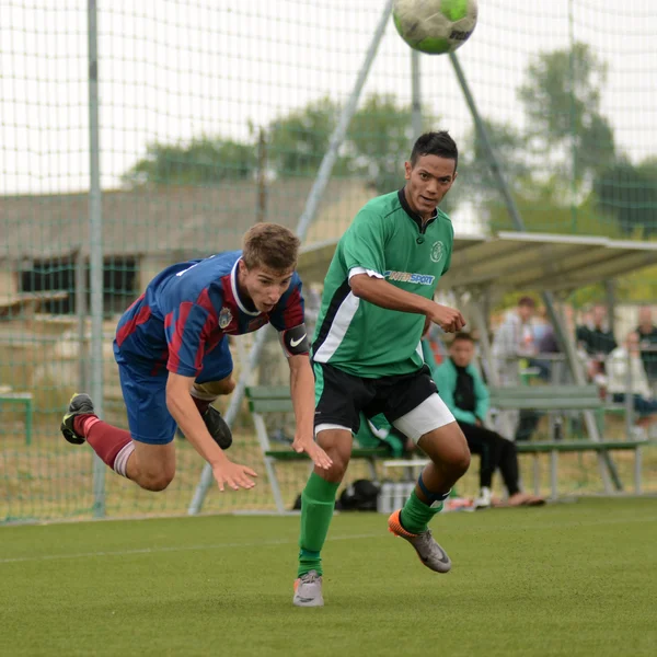 Kaposvar - Videoton under 18 soccer game — Stock Photo, Image