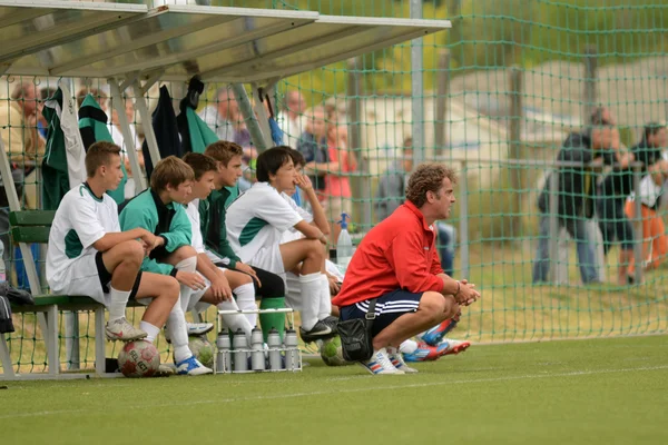 Kaposvár - videoton poniżej 18 gra piłka nożna — Zdjęcie stockowe