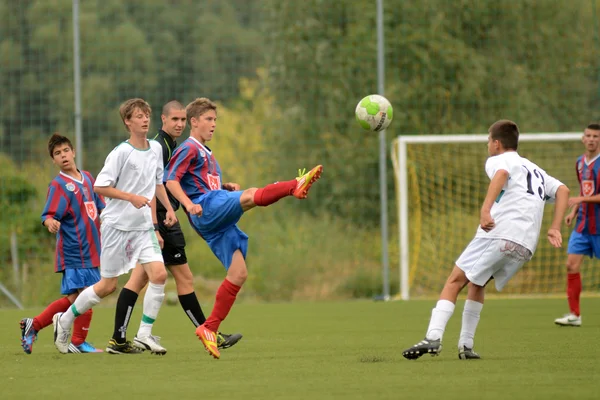 Kaposvar - videoton onder 18 soccer Spel — Stockfoto