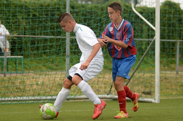 Kaposvar - Videoton under 18 soccer game — Stock Photo, Image