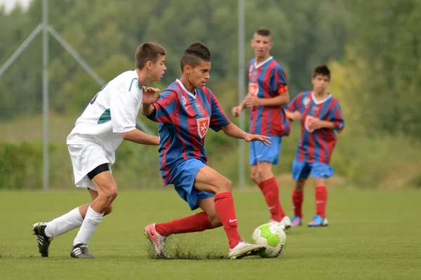 Kaposvar - videoton onder 18 soccer Spel — Stockfoto