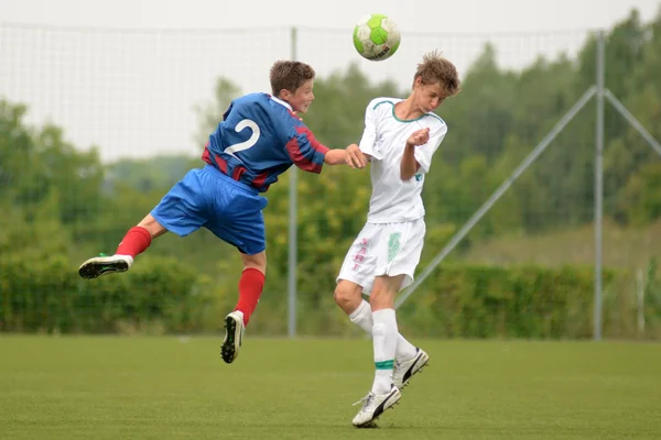 Kaposvar - Videoton under 18 soccer game — Stock Photo, Image