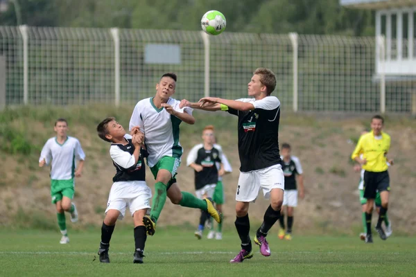 Kaposvar - Szekszard bajo 15 partidos de fútbol —  Fotos de Stock