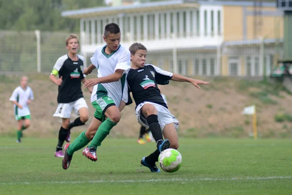 Kaposvar - szekszard onder 15 soccer Spel — Stockfoto