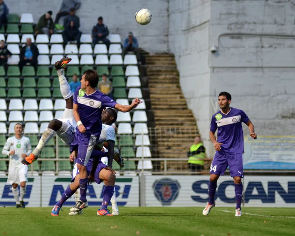 Kaposvár - Ujpest foci játék — Stock Fotó