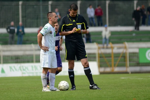 Kaposvar - Ujpest jogo de futebol — Fotografia de Stock