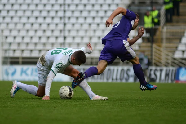 Kaposvar - ujpest soccer Spel — Stockfoto