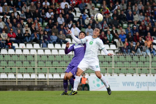 Kaposvár - ujpest grą futbolową — Zdjęcie stockowe