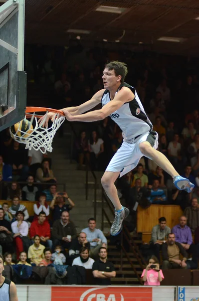 Face Team acrobatic basketball show — Stock Photo, Image