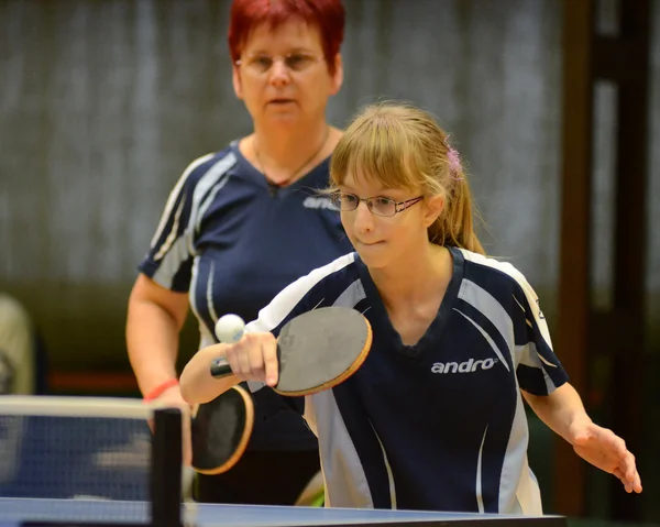 Tenis de mesa juego — Foto de Stock