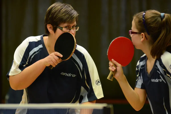 Table tennis game — Stock Photo, Image