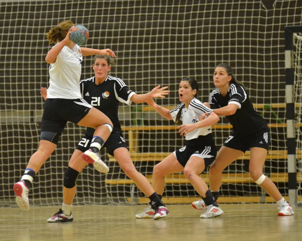 Siofok - budapest handbolls match — Stockfoto