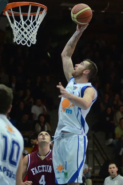 Kaposvar - Debrecen Basketball-Spiel — Stockfoto