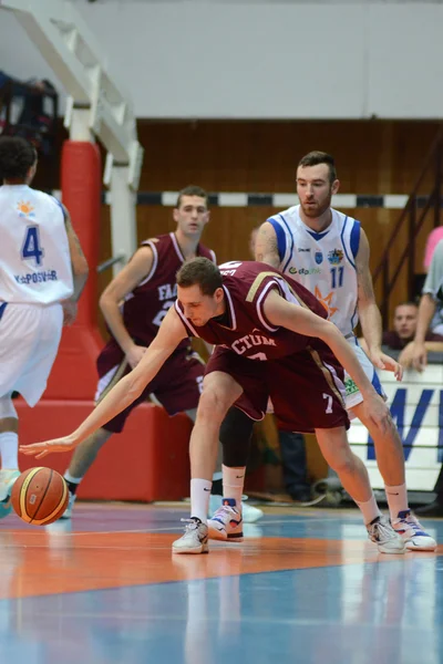 Kaposvar - Debrecen basketball game — Stock Photo, Image