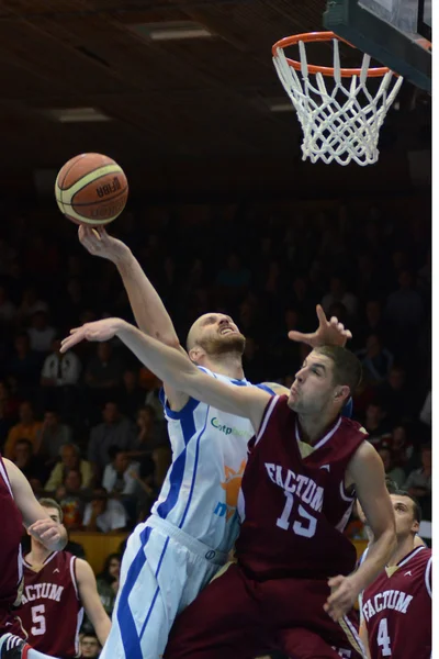Kaposvár - Debrecín basketbal hra — Stock fotografie