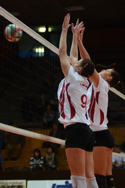 Jönköpings Södra - bse volleybal spel — Stockfoto