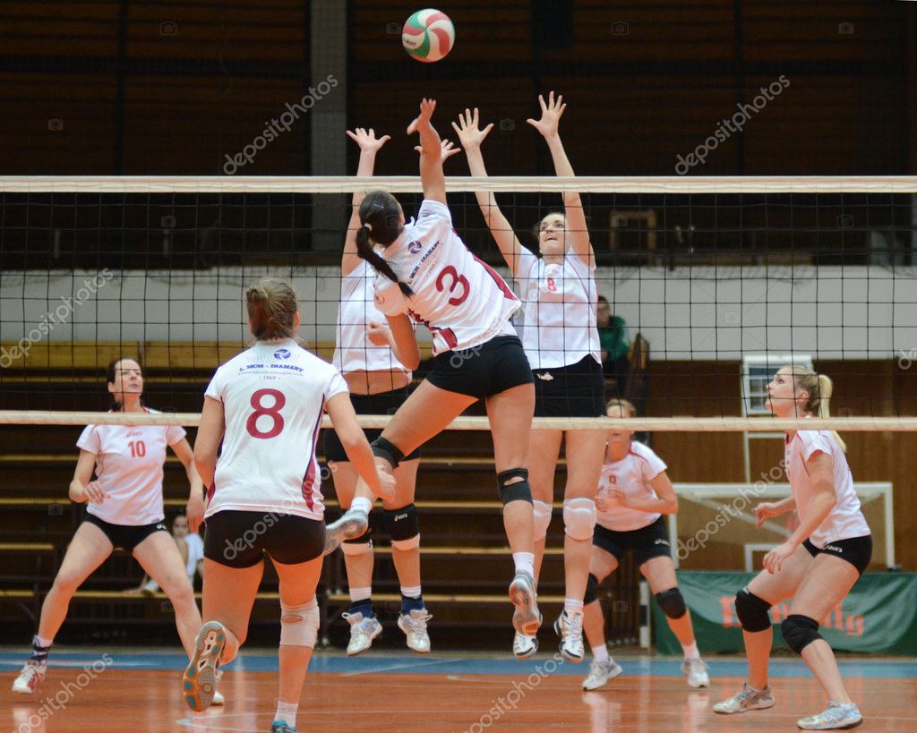 Kaposvar BSE volleybal game Stock Editorial Photo muzsy