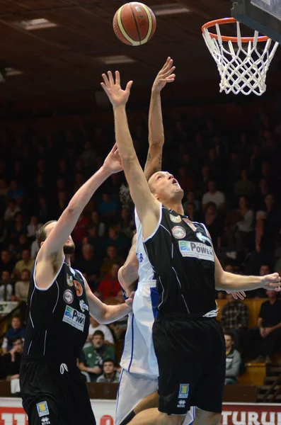 Kaposvar - Jeu de basket-ball Pecs — Photo