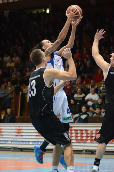 Kaposvar - Pecs Basketball Spiel — Stockfoto