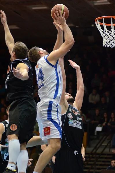 Kaposvar - Pecs Basketball Spiel — Stockfoto