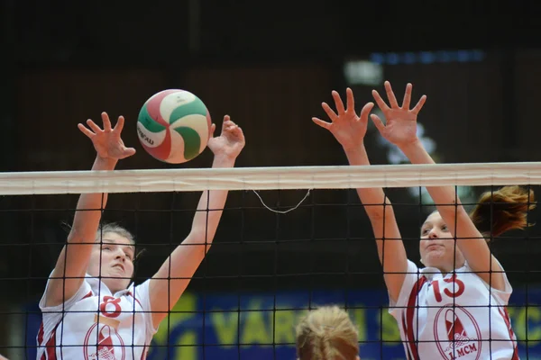 Kaposvar - Ujpest jogo de voleibol — Fotografia de Stock