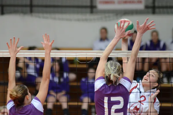 Kaposvar - Ujpest jogo de voleibol — Fotografia de Stock