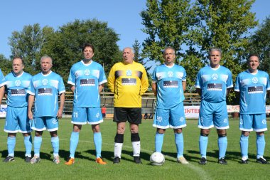 Son sınıf futbol takımı.