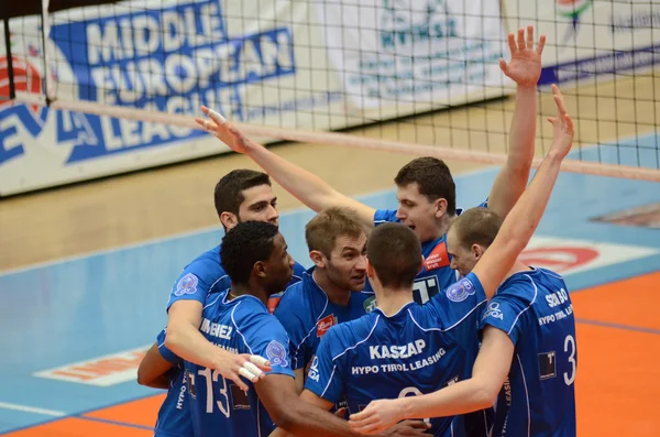 Kaposvar - Innsbruck volleybal oyunu — Stok fotoğraf