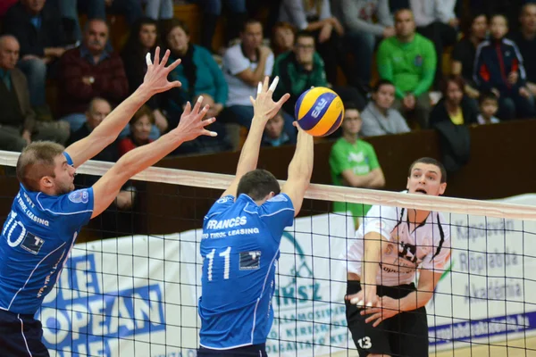 Kaposvar - innsbruck volleybal spel — Stockfoto