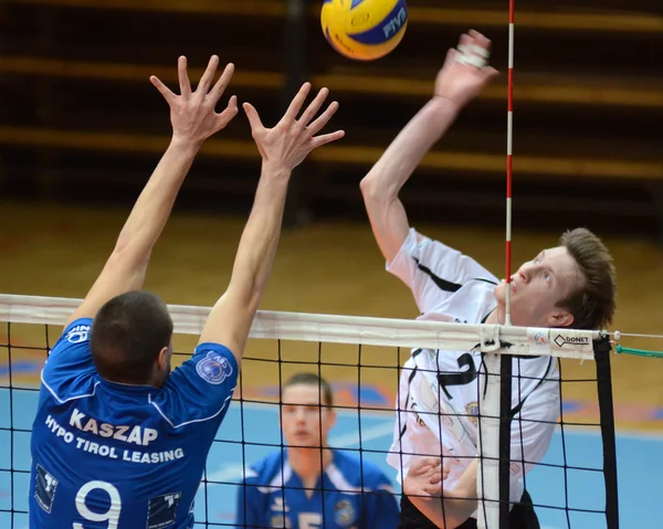 Kaposvar - innsbruck volleybal spel — Stockfoto