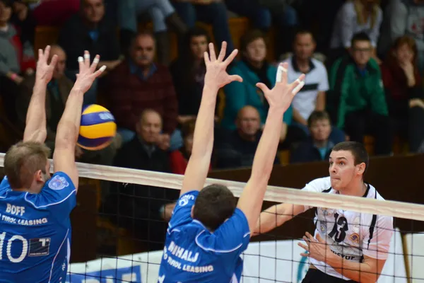 Kaposvar - Innsbruck Voleybol oyunu — Stok fotoğraf