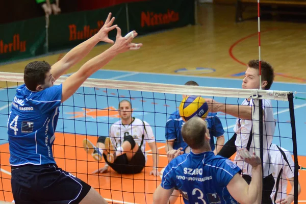 Kaposvar - innsbruck volleybal spel — Stockfoto