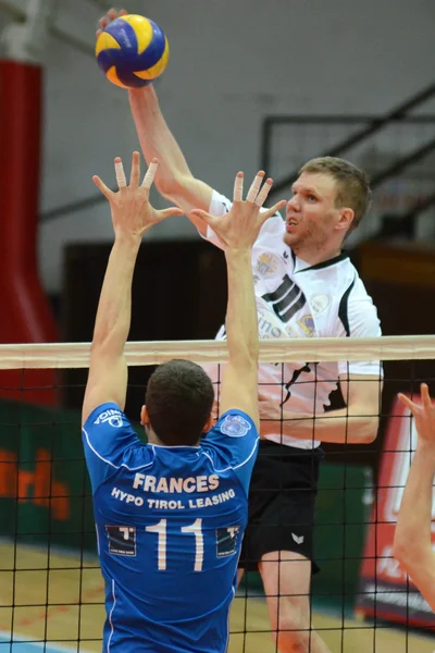 Kaposvar - Innsbruck juego de voleibol —  Fotos de Stock