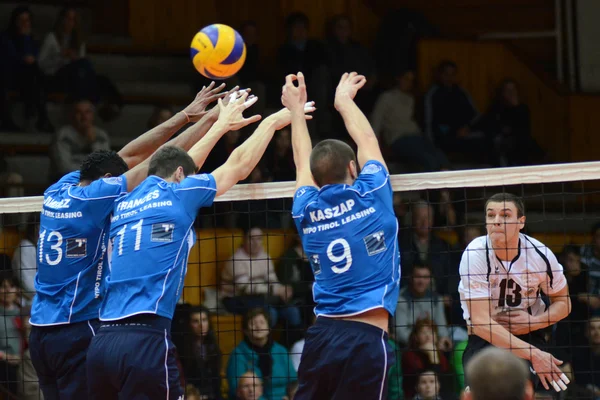 Kaposvar - innsbruck volleybal spel — Stockfoto