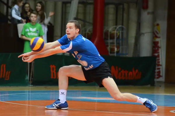 Kaposvár - innsbruck volleybal gra Zdjęcie Stockowe