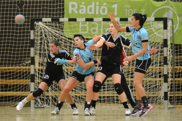 Siofok - Partido de balonmano de Fehervar — Foto de Stock