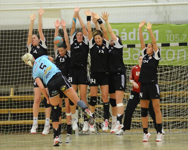 Siofok - fehervar handbolls match — Stockfoto