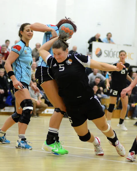 Siofok - Fehervar handball match — Stock Photo, Image