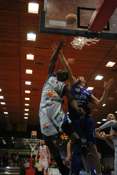 Kaposvar - sopron Basketbol oyunu — Stok fotoğraf