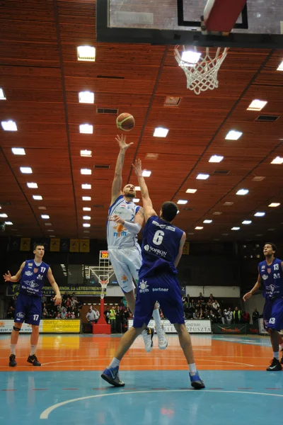 Kaposvar - sopron Basketbol oyunu — Stok fotoğraf