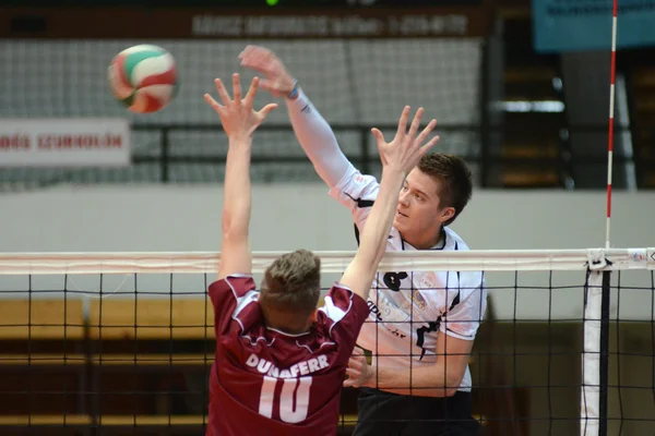 Kaposvar - Dunaferr jogo de voleibol — Fotografia de Stock