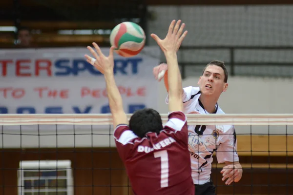 Kaposvar - partita di pallavolo Dunaferr — Foto Stock