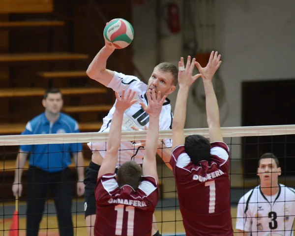 Kaposvar - dunaferr volleyball spiel — Stockfoto