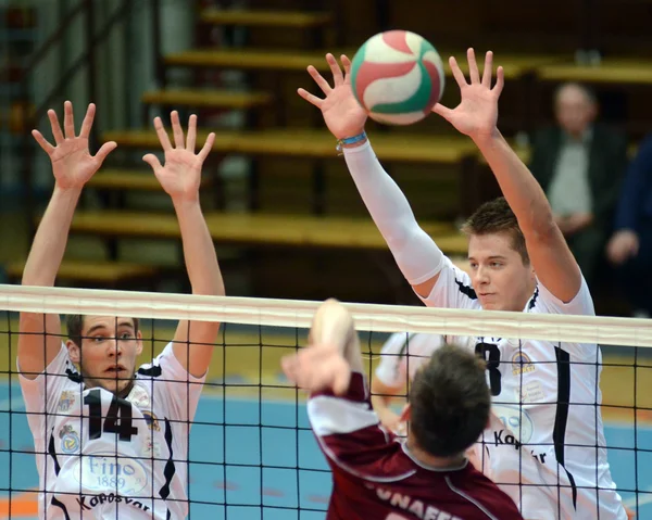 Kaposvar - dunaferr volleyball spiel — Stockfoto