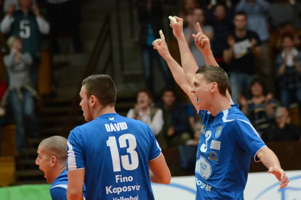 Kaposvar - kecskemet Volleyball Spiel — Stockfoto