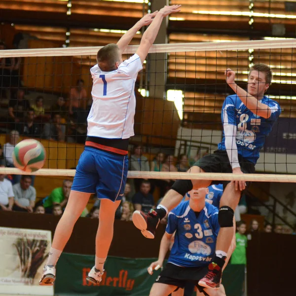 Kaposvar - kecskemet Voleybol oyunu — Stok fotoğraf