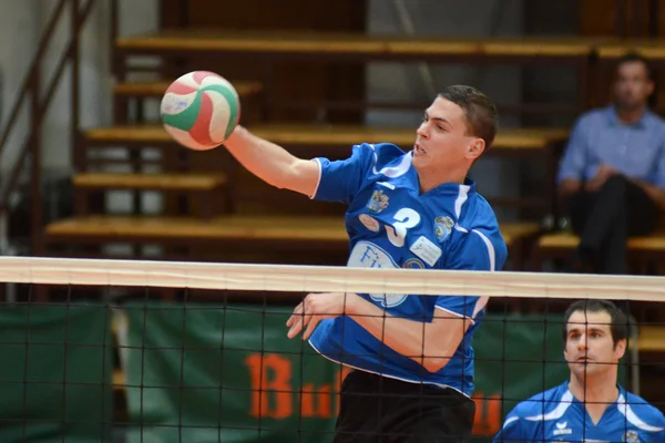 Jönköpings Södra - Kecskemét Volleyboll spel — Stockfoto