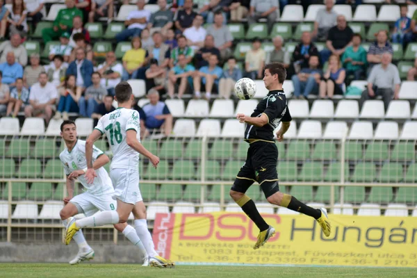 Jönköpings Södra - szombathely fotbollsmatch — Stockfoto