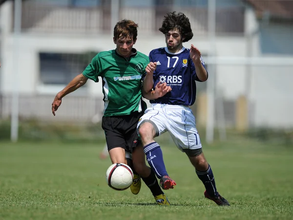 Kaposvar - Syfa West under 17 soccer game — Stock Photo, Image
