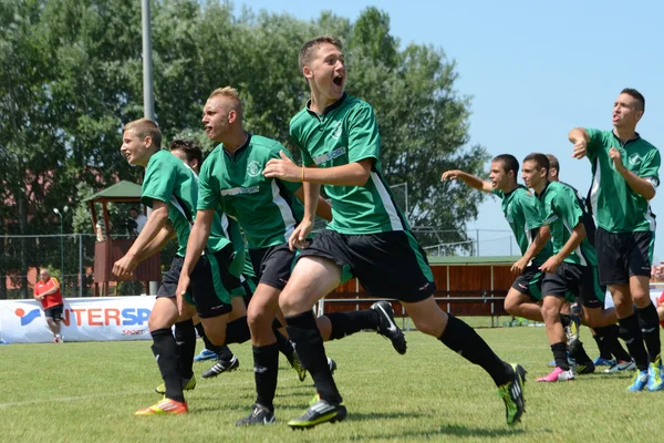 Kaposvar - Syfa West under 17 soccer game — Stock Photo, Image